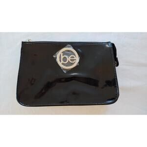 BeautiControl Black patent cosmetic bag NEW